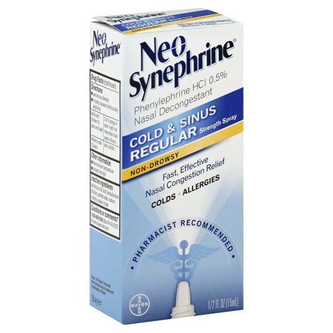 Neo Synephrine Nasal Spray