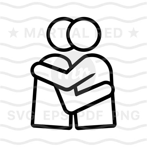 Hug Clip Art Outline Family Clip Art Mutter: Stock Vektorgrafik