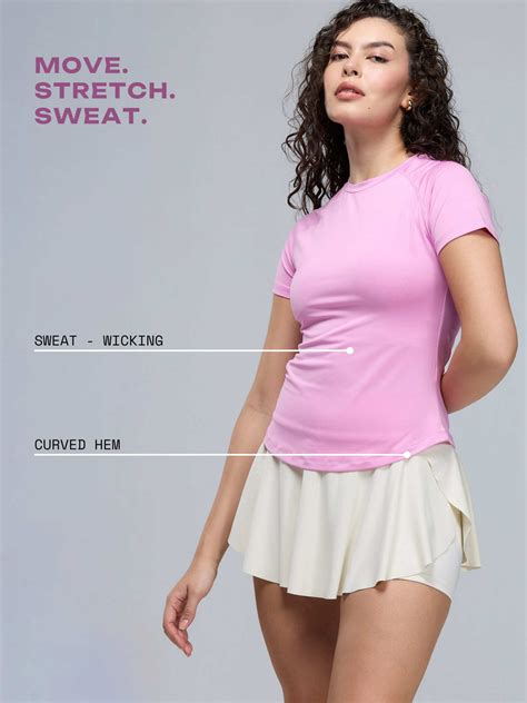 Pink Training Tee | Lightweight, Sweat-Ready Comfort – Cava – CAVA ...