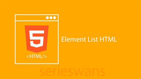 HTML Elements List 的图像结果