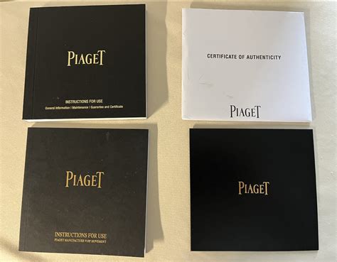 Piaget set booklet,s automatic movement – Horlogerie Amsterdam