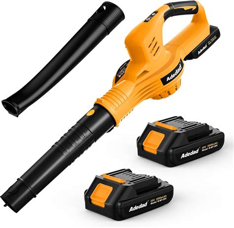 Amazon.com: Cordless Leaf Blower with 2xBattery and Charger 20V ...