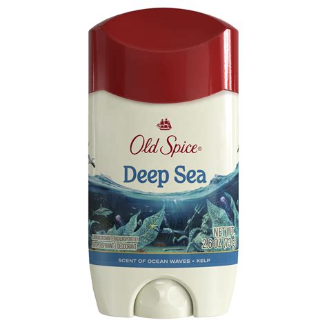 Old Spice Men's Deodorant Aluminum-Free Deep Sea with Ocean Elements, 3 Oz