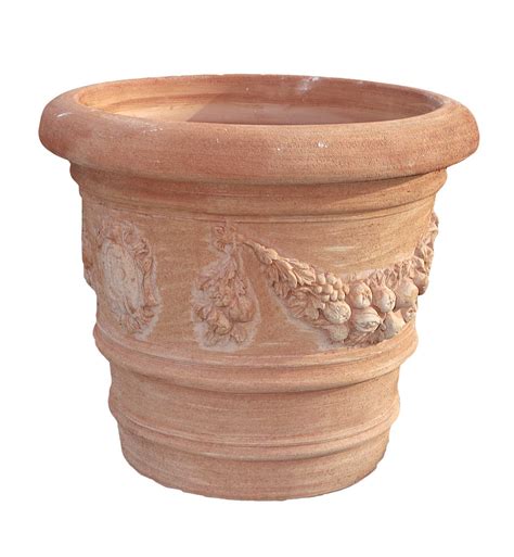 Classic Italian Terracotta - Vaso Florence Festonato (Atlas)