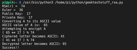RSA Algorithm in Cryptography Implementation in Python 的图像结果