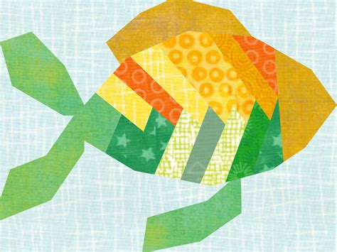Fish Quilt Block Pattern 的图像结果