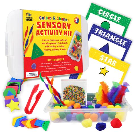 Buy DOODLE HOG Sensory Fine Motor Kit in Colors and Shapes for Toddlers ...