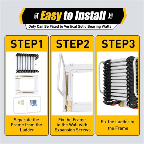 Sallurmose PanDair Folding Ladder Loft Stair Retractable Attic India | Ubuy