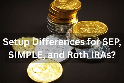 Are There Setup Differences for SEP, SIMPLE, and Roth IRAs?