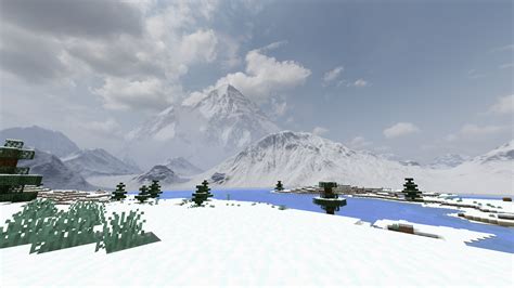 Snowy Mountains Sky - Minecraft Resource Pack