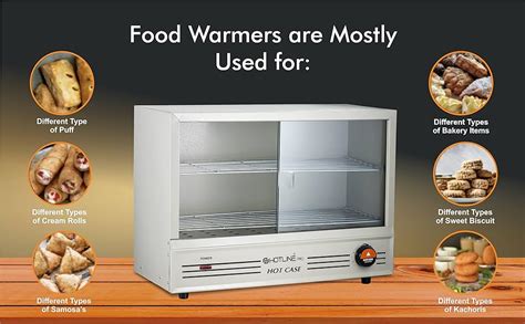 HOTLINE PRO Electric Hot Case Sliding Door/Patties Warmer/Food Warmer ...