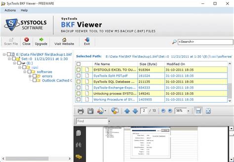 Open BKF File 的图像结果