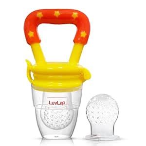 Buy LuvLap Silicone Food/Fruit Nibbler with Extra Mesh, Soft Pacifier ...