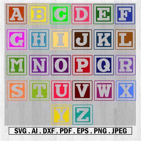 Abc Building Blocks Font