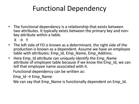 Image result for Functional Dependency Database Example