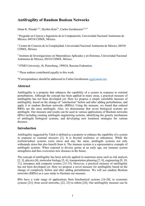 Image result for Random Boolean Networks