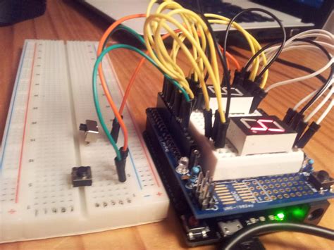 Fritzing Project – Arduino 7 Segment dice