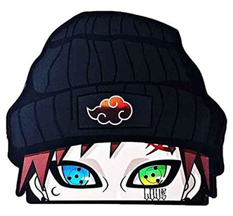 Gaara Peeker Anime Peeking Sticker Graphic Stickers For Water Bottles ...