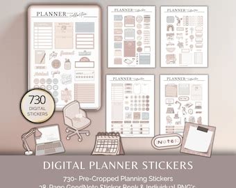 Digital Planner Stickers - Etsy