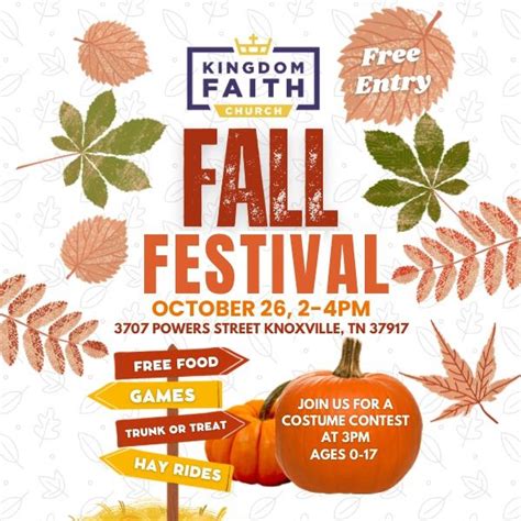 Kingdom Faith Church Fall Festival 2024, 3707 Powers St., Knoxville, TN ...