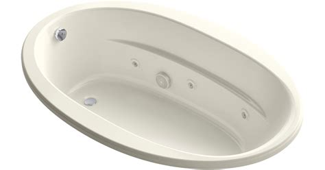 Kohler K-6347-HB-96 Sunward 66" Drop In or Undermount Acrylic Whirlpool ...