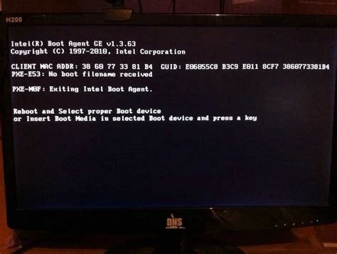 Image result for Initializing Intel Boot Agent GE V1.3 81