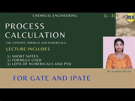 Basic Process Calculation-Concentration Video Lecture - Crash Course ...