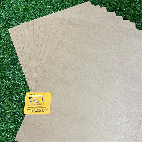 A3 Kraft board 250gsm- 10 sheets-A3KB10 – KnowHowArtCraft