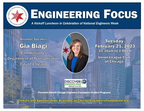 Engineering Focus: National Engineers Week Luncheon, Union League Club ...