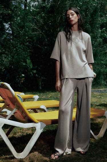 Women´s Beige Trousers | ZARA India