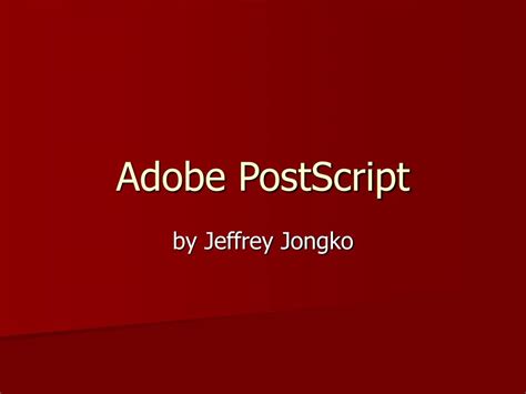 Image result for Adobe PostScript