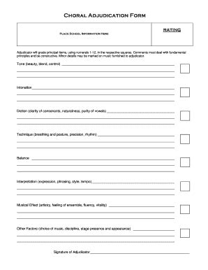 Fillable Online mtva Choral Adjudication Form - mtvaorg Fax Email Print ...