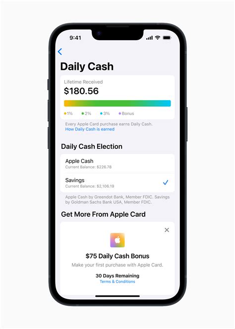 Apple Card will let users grow Daily Cash rewards while saving for the ...