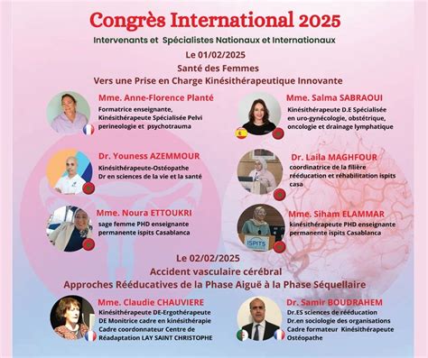Congrès International 2025, Institut Supérieur des Professions ...