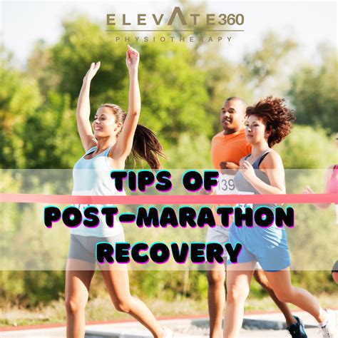Post Marathon Recovery