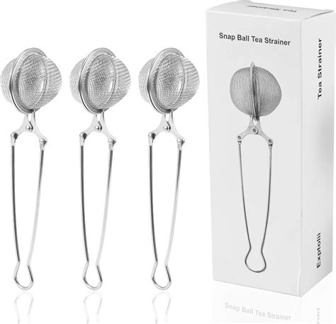 Amazon.com: Ohtomber Tea Infuser Strainers, Stainless Steel Loose Leaf ...