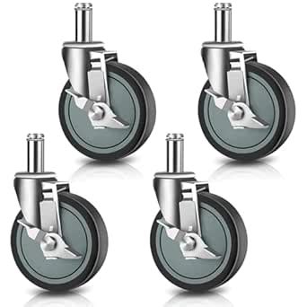4 inches Stem Casters for Wire Shelving Racks : Amazon.in: Home & Kitchen