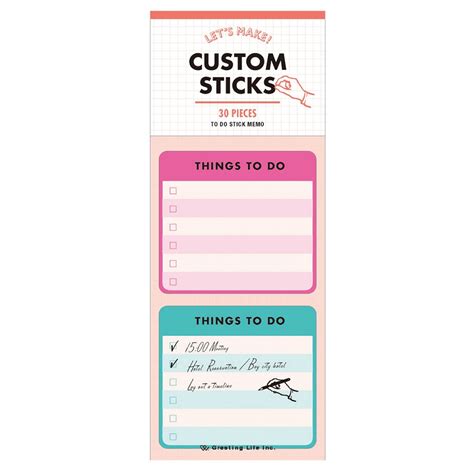 Pink & Turquoise Things To Do Sticky Notes – The Paper Company India