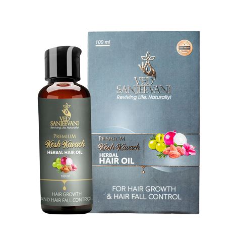 Kesh Kavach Herbal Hair Oil – Ved Sanjeevani
