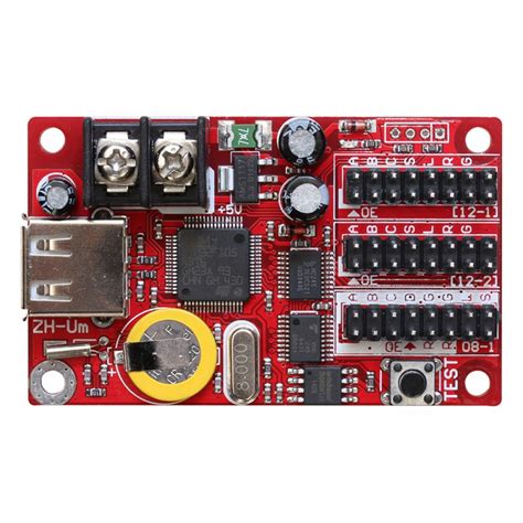 Buy LED Display Controller Card - Single/ Double Color - 2x HUB12 ...