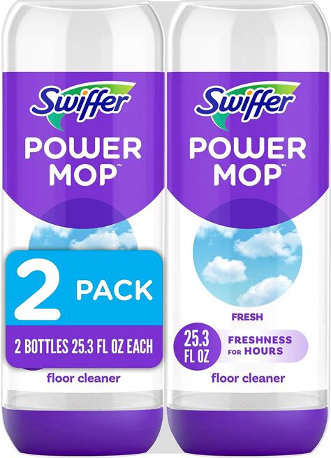 Amazon.com: Swiffer PowerMop Floor Cleaning Solution with Fresh Scent ...