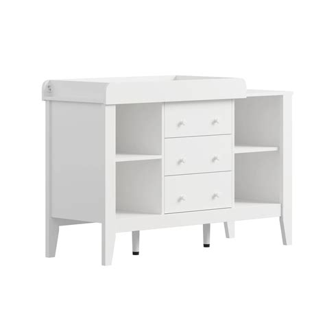 Oikiture Baby Changing Table Drawers Chest Kids Cabinet Changer Nursery ...
