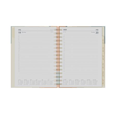 Scandi - A5 Day-to-Page Mid/Academic Year Diary Planner 2025-2026 ...