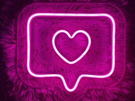 Popular Instagram heart custom neon light from Zesta neon – Zesta Neon