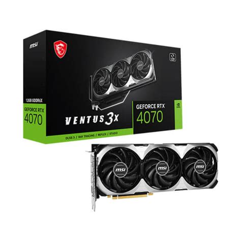 Buy MSI RTX 4070 Ventus 3X 12GB | Graphics Card | Mdcomputers.in