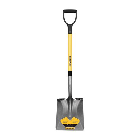 Truper Fiberglass D-Handle Square Point Shovels, 40 3/4" (104Cm ...