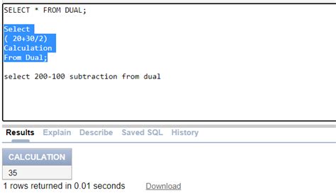 Image result for Dual Table Oracle
