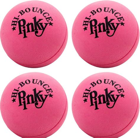 Buy JA-RU Hi-Bounce Pinky Ball (4 Pack) Rubber-Handball Bouncy Balls ...