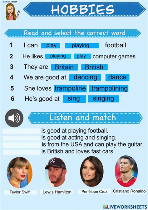 Hobbies for Kids Reading 的图像结果