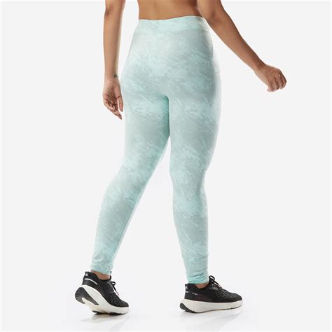 Women's Cotton Fitness Leggings - Light Green